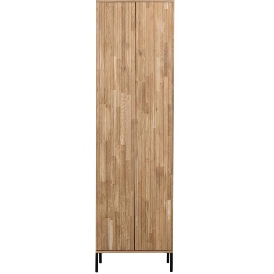 Wandkasten<WOOOD Wandkast New Gravure Naturel - 60x210x42 cm