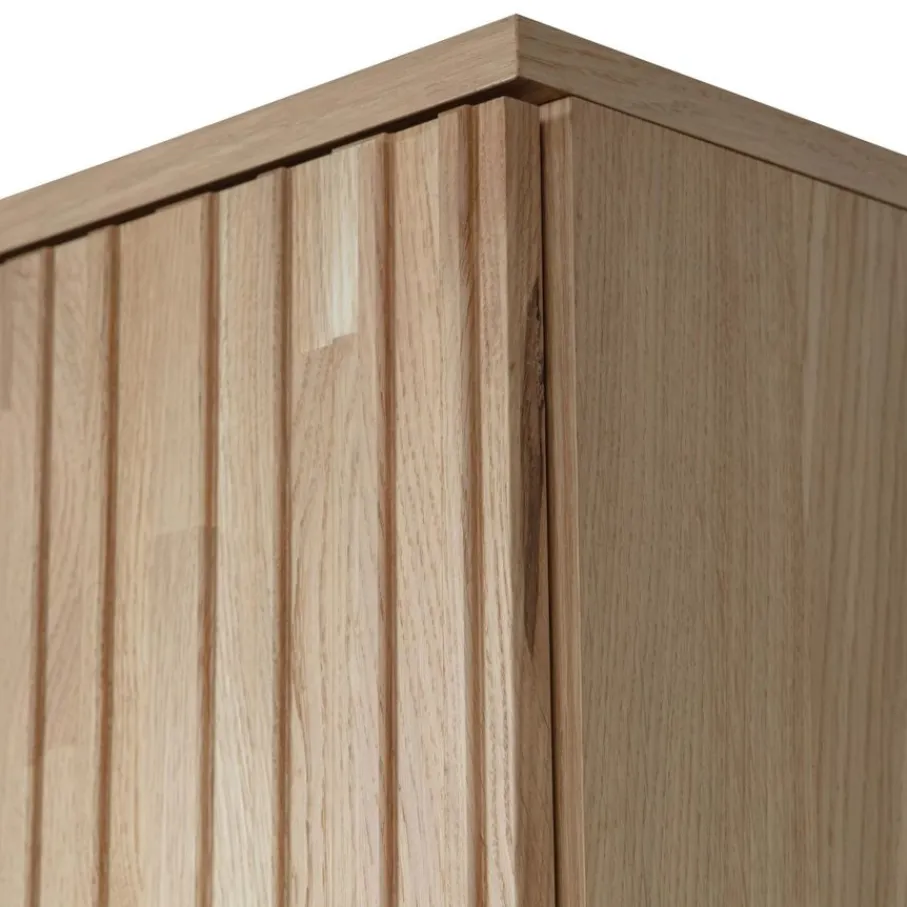 Wandkasten<WOOOD Wandkast New Gravure Naturel - 60x210x42 cm