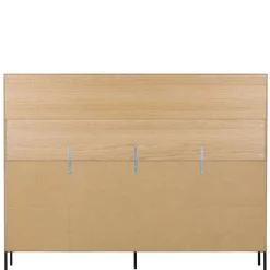 Wandkasten<WOOOD Wandkast New Gravure Naturel - 200x150x44 cm