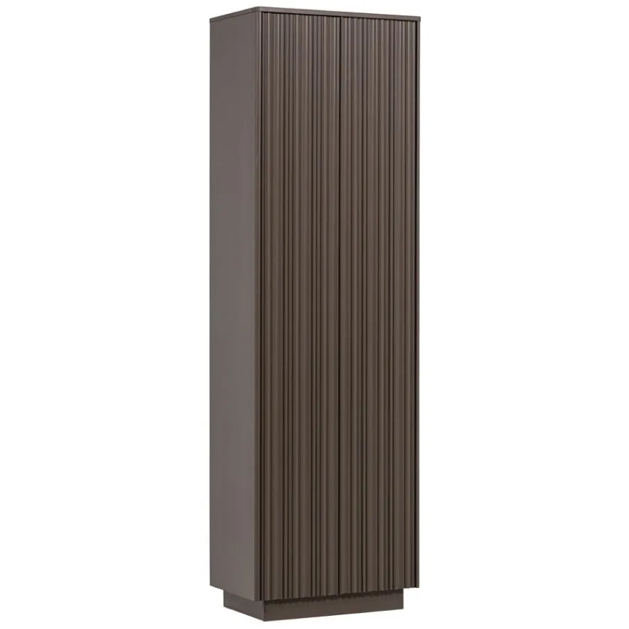 Wandkasten|Kledingkasten<WOOOD Wandkast Nova Truffel - 67x215x40 cm