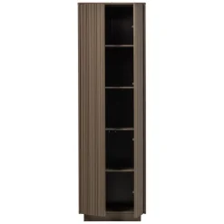 Wandkasten|Kledingkasten<WOOOD Wandkast Nova Truffel - 67x215x40 cm