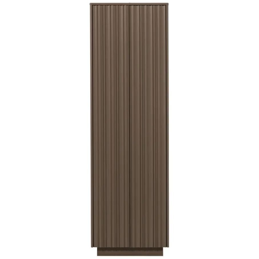 Wandkasten|Kledingkasten<WOOOD Wandkast Nova Truffel - 67x215x40 cm