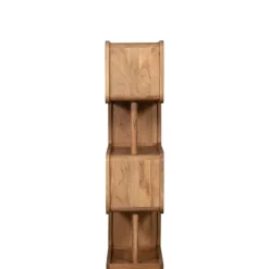 Boekenkasten|Wandkasten<WOOOD Wandkast Rattle Bruin - 82x160x40 cm