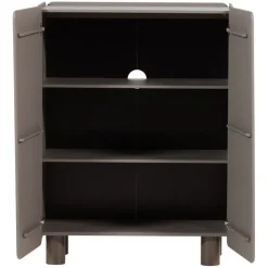 Opbergkasten<WOOOD Wandkast Root Truffel Bruin - 100x135x45 cm