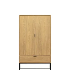 Wandkasten<WOOOD Wandkast Silas Naturel - 85x149x36 cm