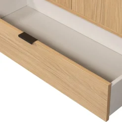 Wandkasten<WOOOD Wandkast Silas Naturel - 85x149x36 cm
