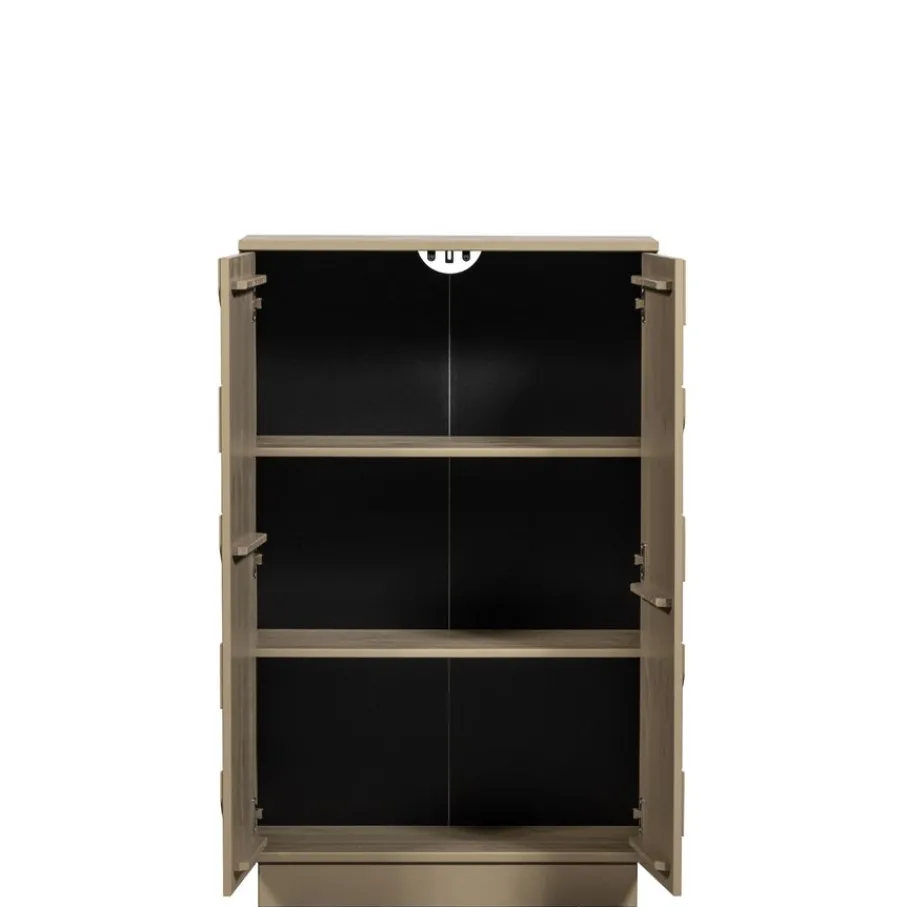 Wandkasten<WOOOD Wandkast Teo Mud - 72x116x35 cm