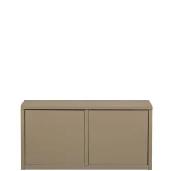 Opbergkasten<WOOOD Wandkast Turner Mud - 80x39x44 cm