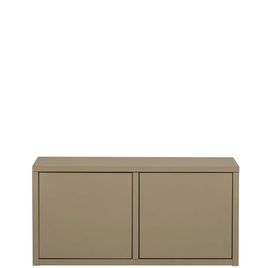 Opbergkasten<WOOOD Wandkast Turner Mud - 80x39x44 cm