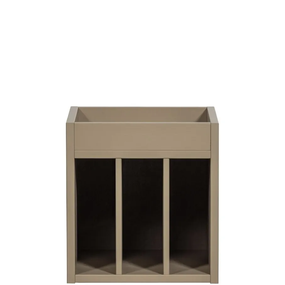 Opbergkasten<WOOOD Wandkast Turner Mud - 44x47x44 cm