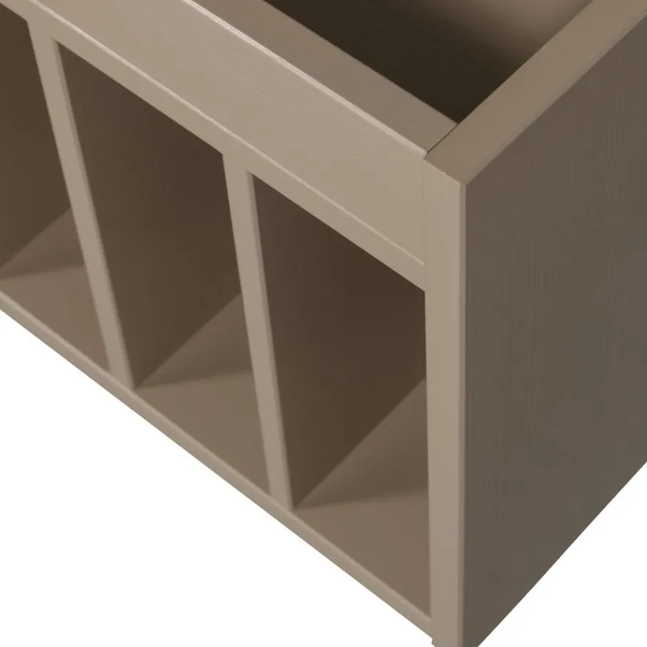 Opbergkasten<WOOOD Wandkast Turner Mud - 44x47x44 cm