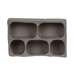 Wandrekken & Planken|Wandrekken<WOOOD Wandrek Clay Grijs - 70x45 cm