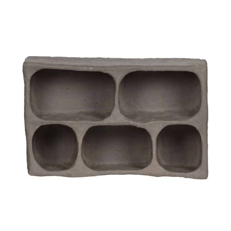 Wandrekken & Planken|Wandrekken<WOOOD Wandrek Clay Grijs - 70x45 cm