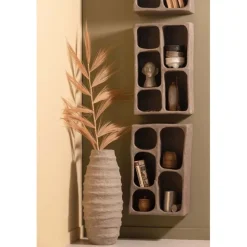 Wandrekken & Planken|Wandrekken<WOOOD Wandrek Clay Grijs - 70x45 cm