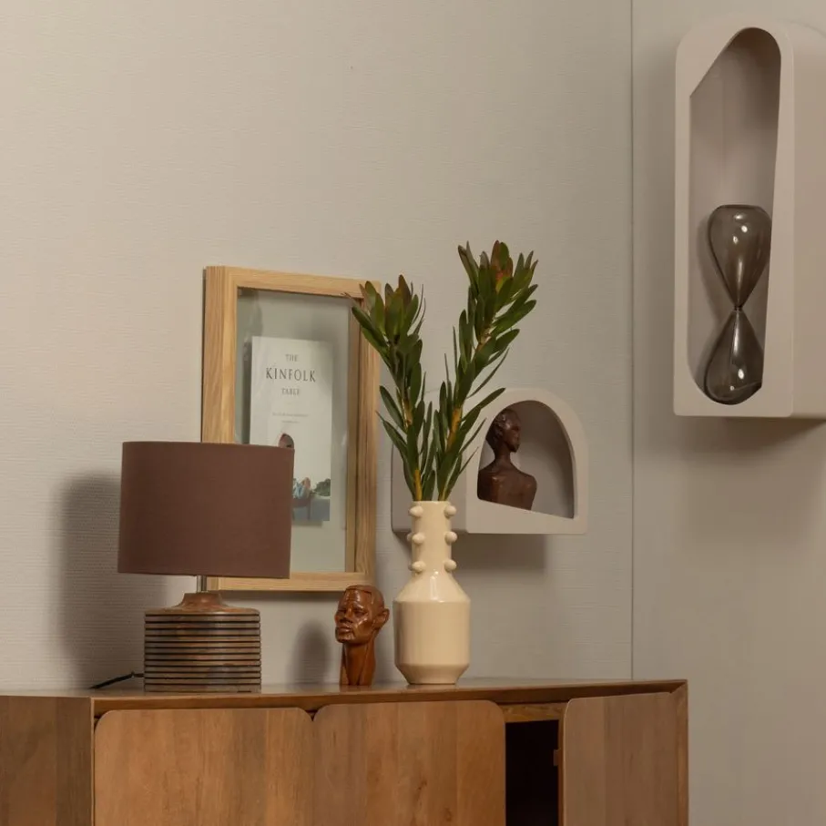 Wandrekken & Planken|Wandrekken<WOOOD Wandrek Noam Greige - 24x70 cm