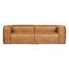 Zitbanken<WOOOD 3,5-Zitsbank Bean Cognac