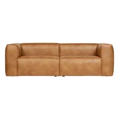 Zitbanken<WOOOD 3,5-Zitsbank Bean Cognac