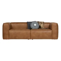 Zitbanken<WOOOD 3,5-Zitsbank Bean Cognac