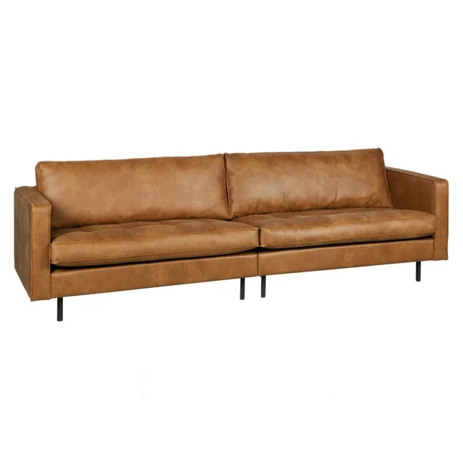 Zitbanken<WOOOD 3-Zitsbank Rodeo Classic Cognac