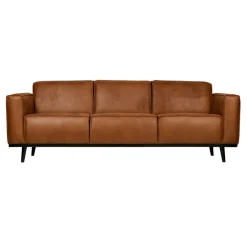 Zitbanken<WOOOD 3-Zitsbank Statement Cognac