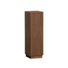Bijzettafels<WOOOD Zuil Enid Bruin - 24x80x24 cm