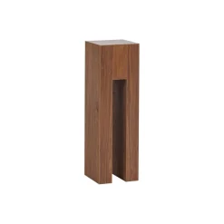 Bijzettafels<WOOOD Zuil Plantor Bruin - 24x80x24 cm