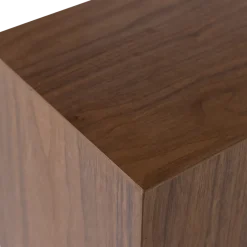 Bijzettafels<WOOOD Zuil Plantor Bruin - 24x80x24 cm