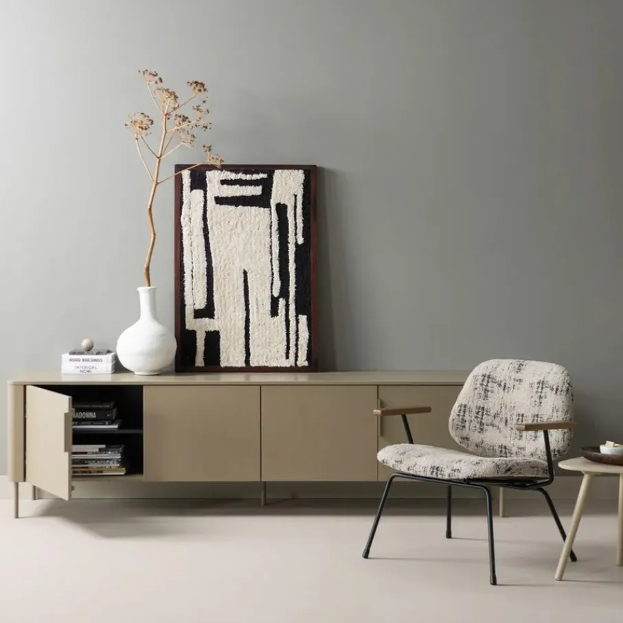 Tv-Meubels<WOOOD (Zwevend) TV-meubel Gunnar Mud - 200x56x44 cm