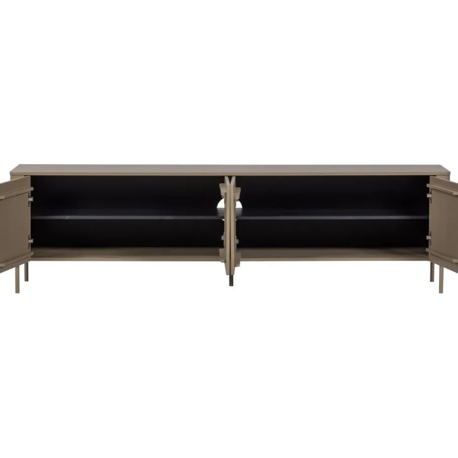 Tv-Meubels<WOOOD (Zwevend) TV-meubel Gunnar Mud - 200x56x44 cm