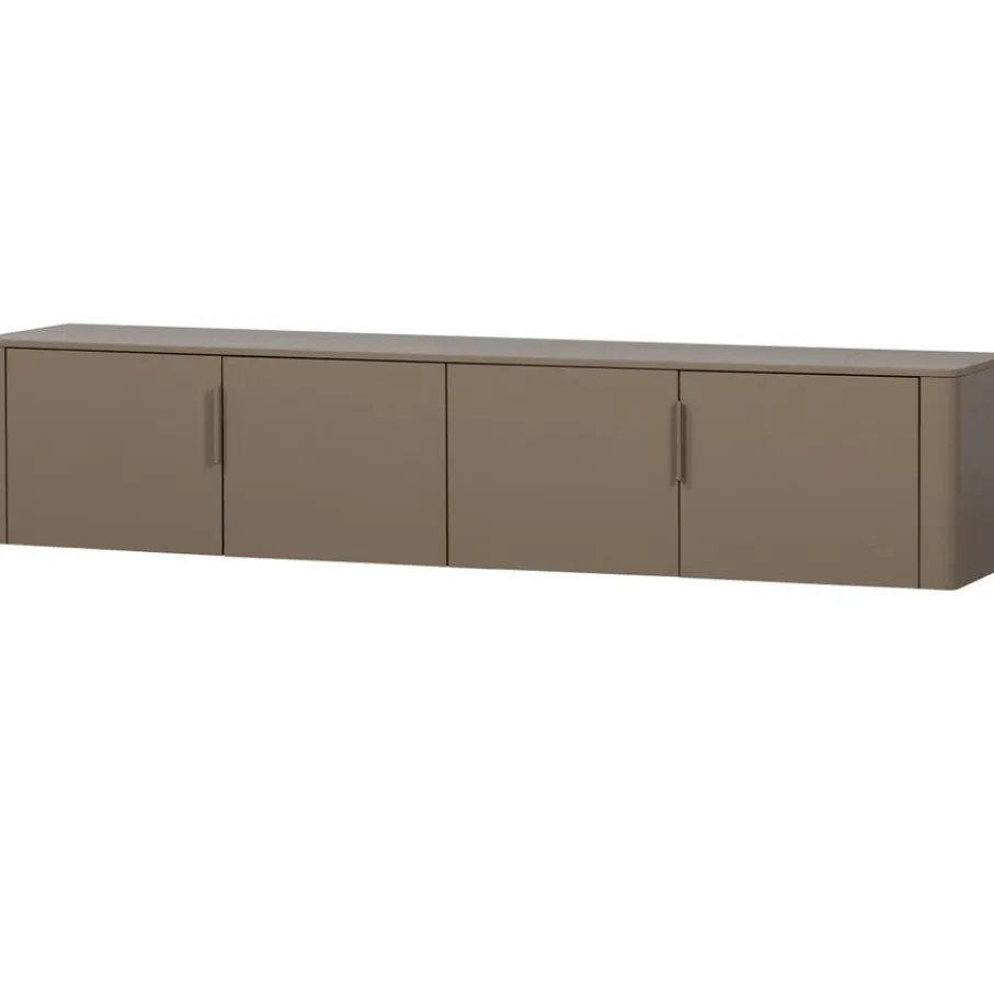 Tv-Meubels<WOOOD (Zwevend) TV-meubel Gunnar Mud - 200x56x44 cm
