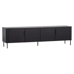 Tv-Meubels<WOOOD (Zwevend) TV-meubel Gunnar Zwart - 200x56x44 cm