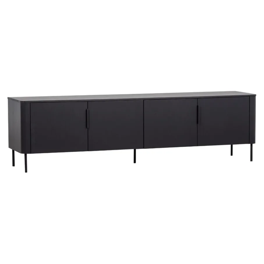 Tv-Meubels<WOOOD (Zwevend) TV-meubel Gunnar Zwart - 200x56x44 cm