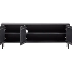 Tv-Meubels<WOOOD (Zwevend) TV-meubel Gunnar Zwart - 154x56x44 cm