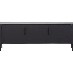 Tv-Meubels<WOOOD (Zwevend) TV-meubel Gunnar Zwart - 154x56x44 cm