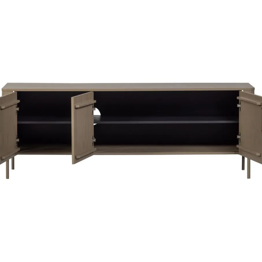 Tv-Meubels<WOOOD (Zwevend) TV-meubel Gunnar Mud - 154x56x44 cm
