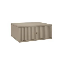Nachtkastjes< Zwevend Nachtkastje Sem Taupe - 45x18x35 cm