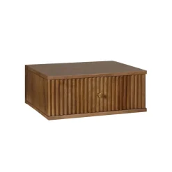 Nachtkastjes< Zwevend Nachtkastje Sem Walnoot - 45x18x35 cm