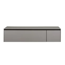 Tv-Meubels< Zwevend TV-meubel Cannes Taupe - 162x37x49 cm