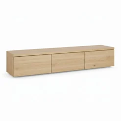 Tv-Meubels< Zwevend TV-meubel Chester Naturel - 190x35x40 cm